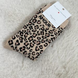 chaussettes léopard