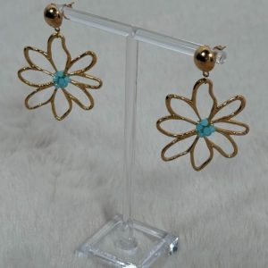 Boucle d'oreille fleur