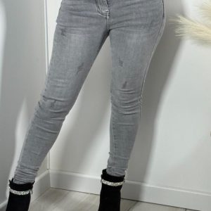 jeans skinny gris