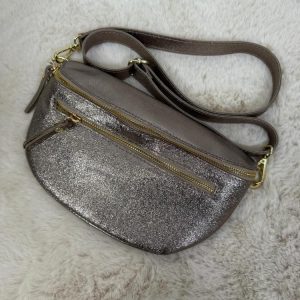 sac bandoulière bronze (cuir)