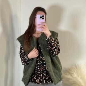 gilet amelie kaki